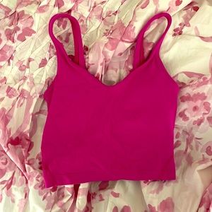 SONIC PINK LULULEMON ALIGN TANK!!